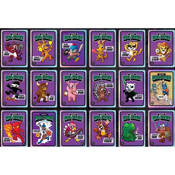 GaryVee Veefriends Manga Sticker x Steph Curry Crossover 12 Boxes-Factory Sealed - Picture 9 of 12